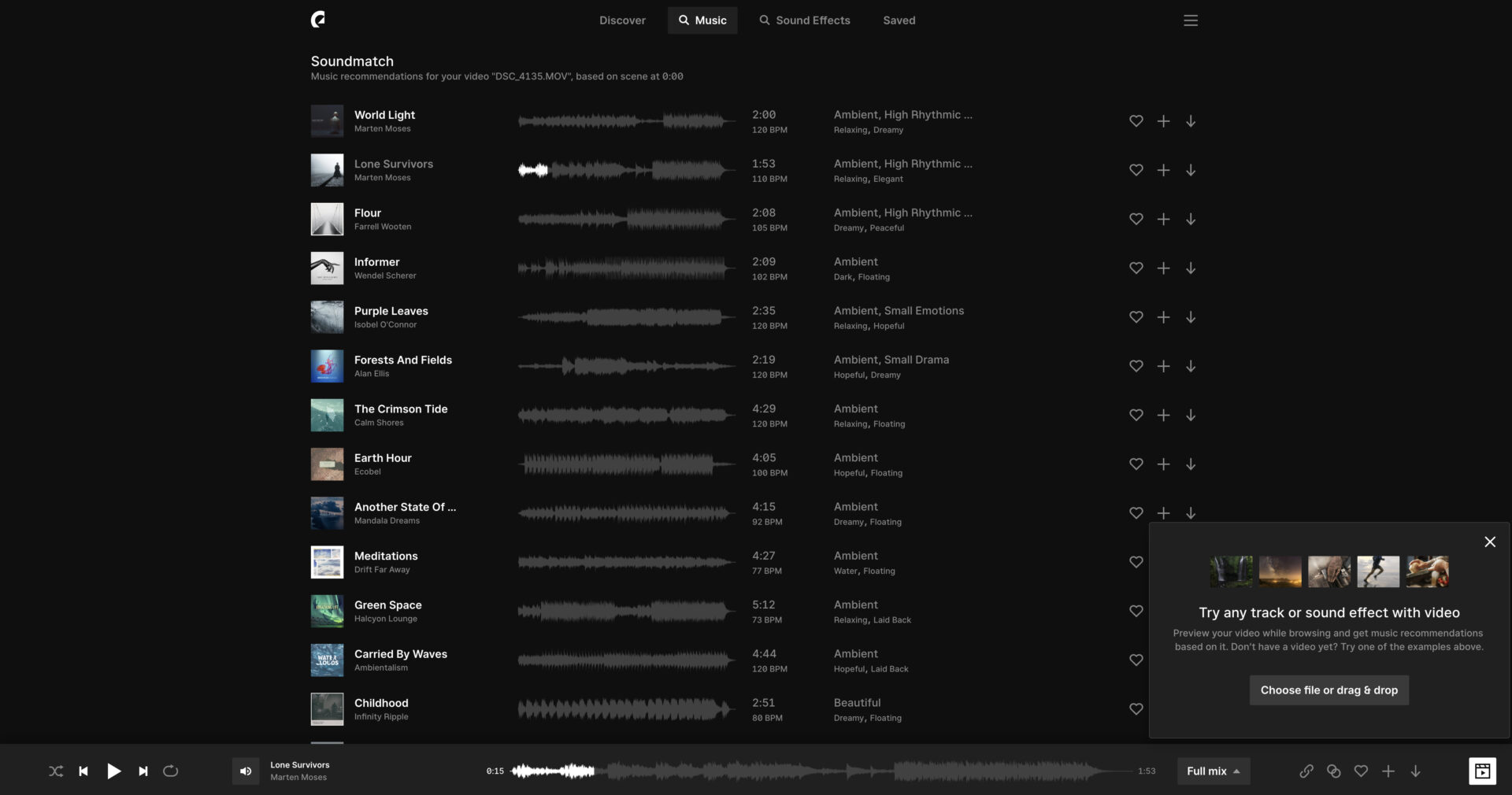 Soundmatch Epidemic Soundの使い方を利用歴7年の筆者が徹底解説 | 株式会社セールスエッジ