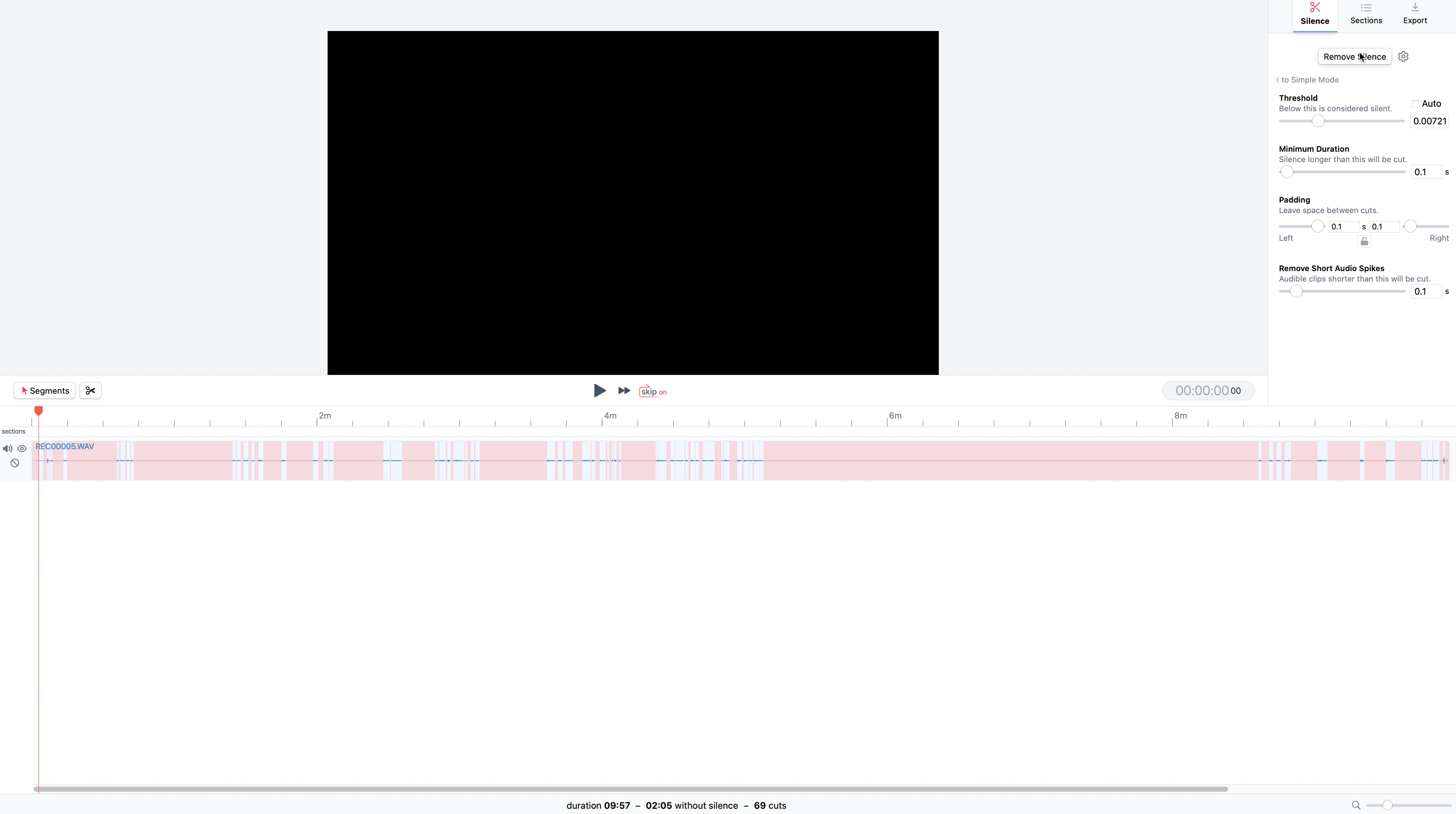 Recut 使い方