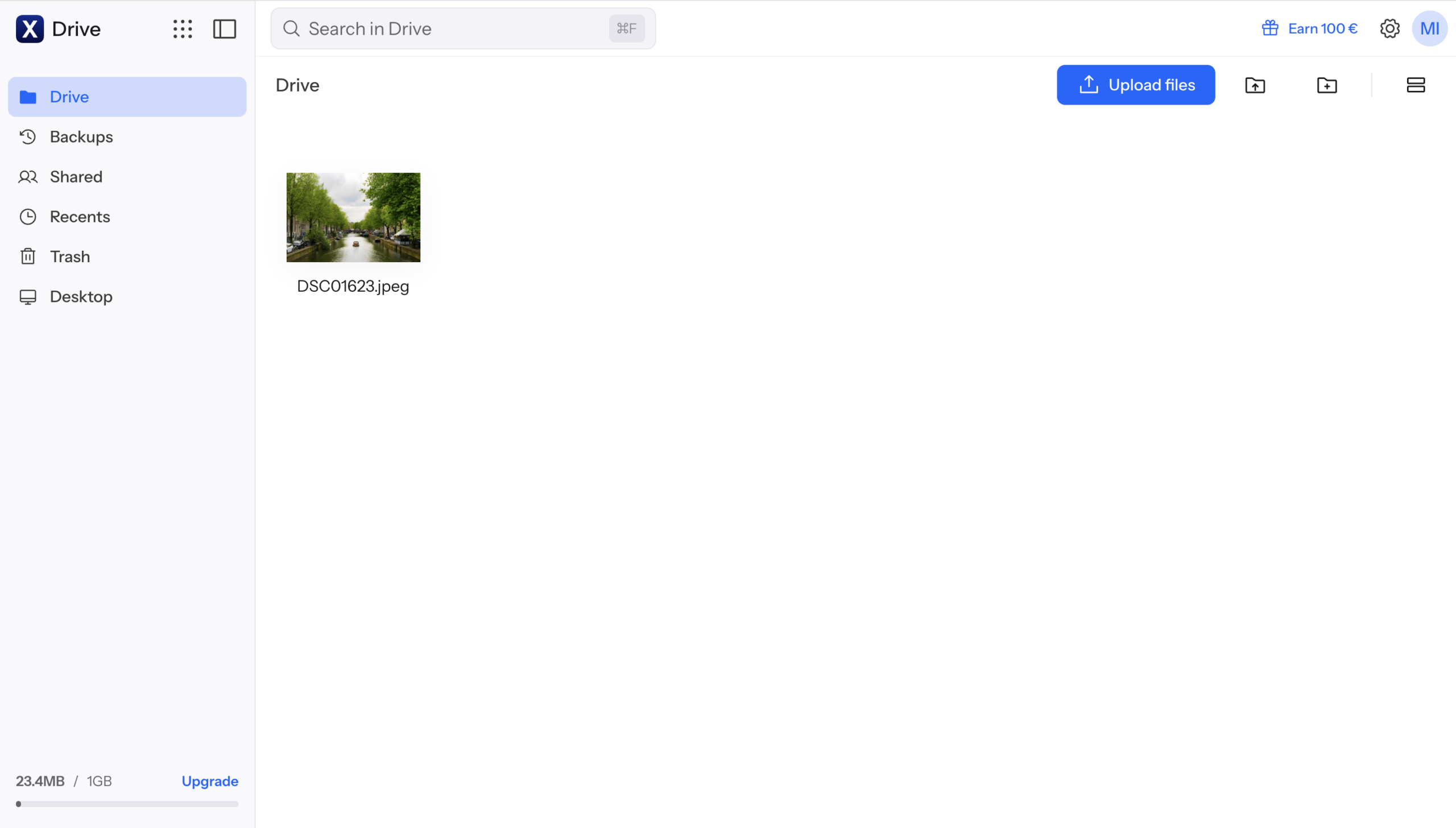 Internxt UI